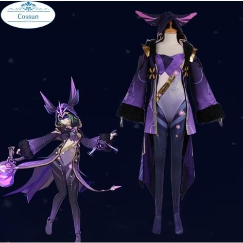 [Customized] Anime! Genshin Impact LeiYingShuShi Game Suit Lovely Uniform Cosplay Costume Halloween Carnival Party Outfit NEW