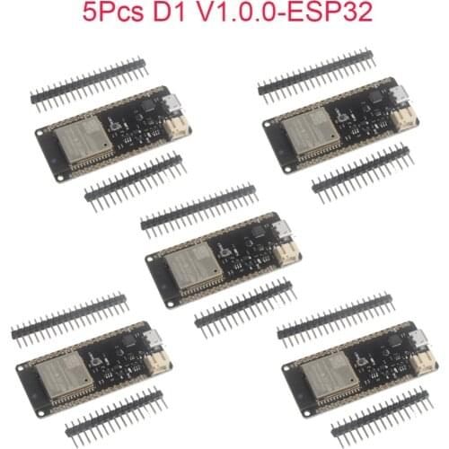 5pcs for Wemos D1 V1.0.0-ESP32 Wifi Wireless Bluetooth Module Development Board CP2104 ESP-WROOM-32 FZ3378