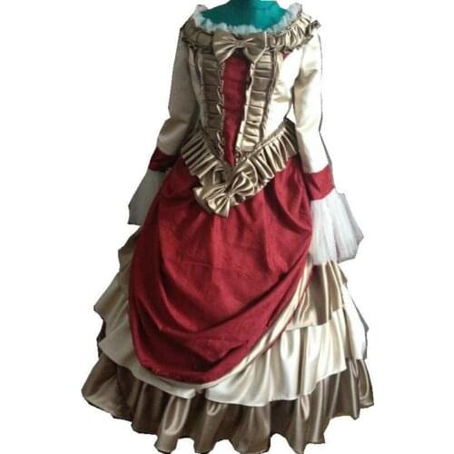 On sale D-116 Victorian Gothic/Civil War Southern Belle Ball Gown Dress Halloween Theater Edwardian dresses Sz US 6-26 XS-6XL