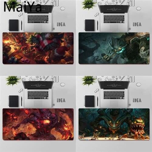 Maiya Top Quality League of Legends Maokai Rubber Mouse Durable Desktop Mousepad Free Shipping Large Mouse Pad Keyboards Mat
