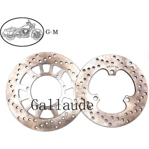 Motorcycle Front Rear Brake Disc Rotor For Yamaha TW200 TW225 2001-2007 Serow 225 XT225 1996-2003 XG250 TRICKER 2004-2017