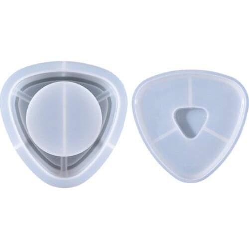 1 Set Triangle Ashtray Epoxy Resin Mold Cigarette Container Silicone Mould DIY Crafts Jewelry Home Decorations Mold T21F
