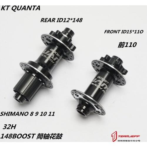 KT QUANTA MTB Mountain Bike Boost Hub 4 Bearings 15*110 12*148 Through Axle 8 9 10 11 Micro Spine 12 Speed 32 Holes Enduro Hub