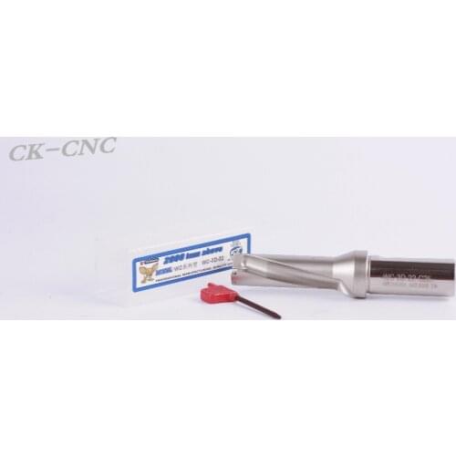 Hight quality WC-3D-22 C25 U drill indexable drill CNC TOOL 22mm-3D Machining length=66mm for WCMX04 insert