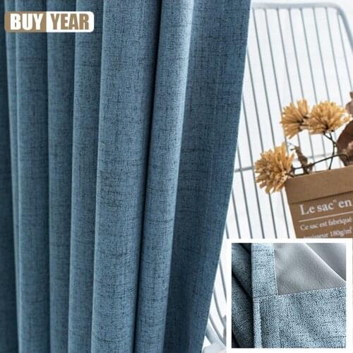 Blackout Curtains For the Bedroom Window Treatment Solid Stripe Drapes Thermal Insulated Curtains for Living Room Custom Made