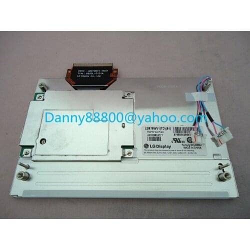Free shipping 100%Brand new original 7.0" L.G DISPLAY LB070WV1 TD01 LCD module screen for Mercedes W204 GLK car DVD audio system