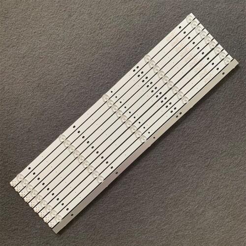 10PCS/LOT HI QUALITY NEW E58DM1000 LED STRIP JS-D-JP58DM-051EC(81225) E58DM1000/3030-35S1P 575-14-1T 5LED 6V 575MM