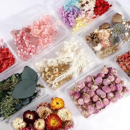 A box Aromatherapy Floating Flowers Dried Flowers Flower heads Making Craft DIY Accessories