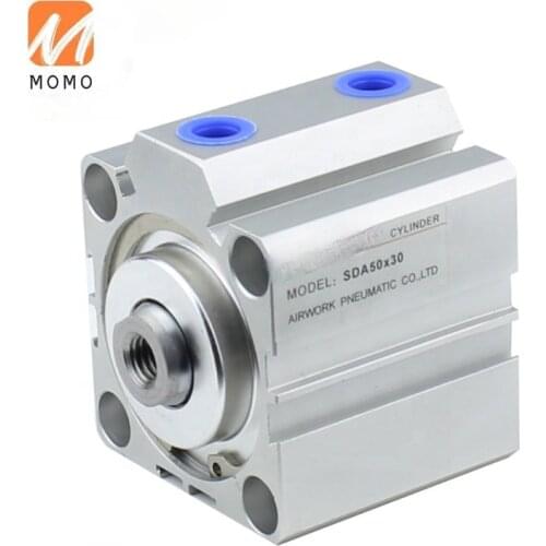 Type aluminum compact air pneumatic cylinder for sale