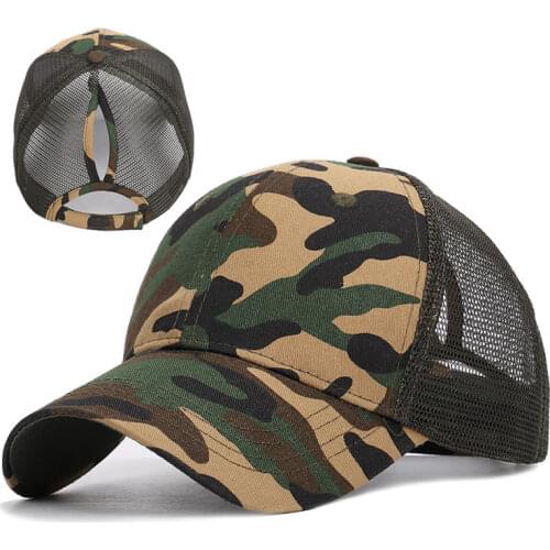 2021 Womens Ponytail Baseball Cap Women Snapback Summer Mesh Hat Female Fashion HIp Hop Hats Casual Adjustable Outdoor Bone