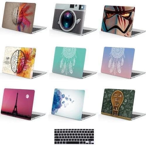 Print Laptop Cover Hard Case+Keyboard Cover for Macbook Pro 13 15 16 inch 2020 New M1 Chip Pro 13 A2338 Touch bar 13 A1706 A2289