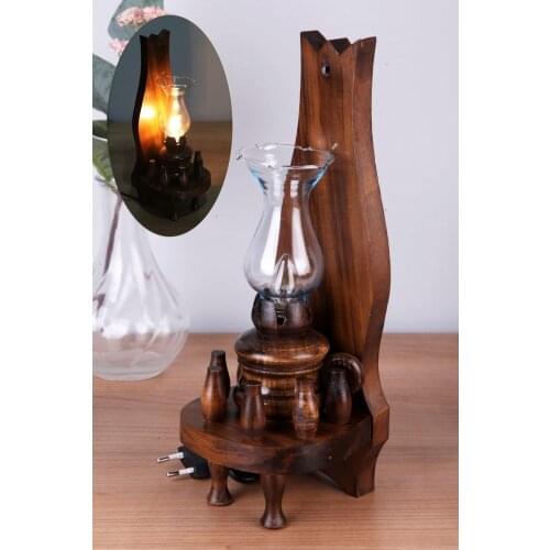 Decorative Gas Lamp Wood