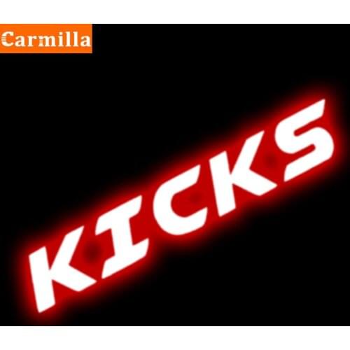 Carmilla Carbon Fiber Car Brake Lights Decoration Cover Sticker for Nissan Kicks 2017 - 2021 Accessories Brake Lamps Stickers