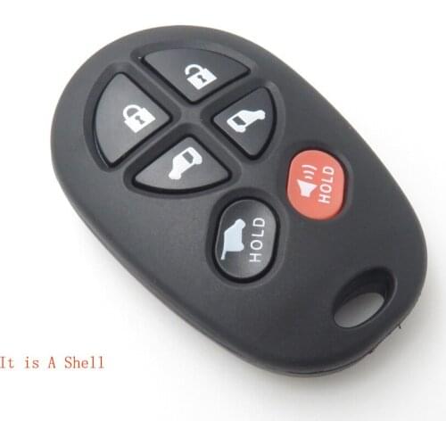 Remote Key Shell Keyless Case Fob Fit For TOYOTA Sienna Replacement Blank Key 6 Buttons