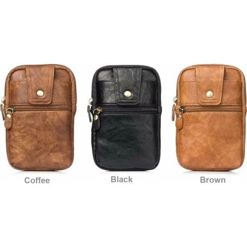 Waistband Hook Loop Belt Clip Leather Phone Case Dual Pouch For Galaxy S9/S9 Plus/S8/S8 Plus/S7 edge/S6 edge Plus/J2 Pro (2018)