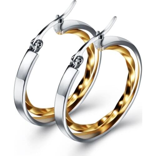 Женские золотые серьги LFLGOGHM China At AliExpress