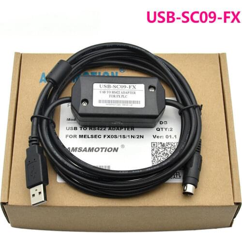 Mitsubishi PLC Cable USB SC09-FX For MELSEC SC-09 USB-FX
