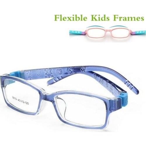 Unbreakable Flexible Safe Myopia Optical Glasses Frame Eyeglasses Kids Frames TR90 Eyewear Frame for children Infant Girls 8819