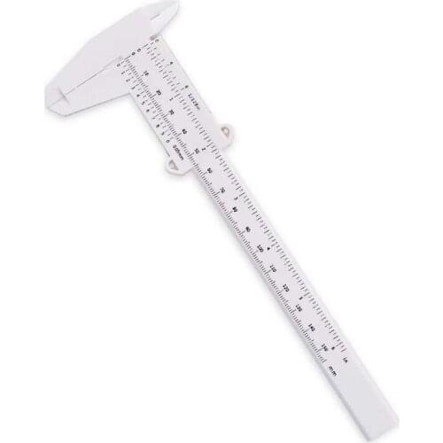 Portable 150MM Plastic Eyebrow Measuring Vernier Caliper Tattoo Caliper Ruler Plastic Permanent Makeup Measurement Tools