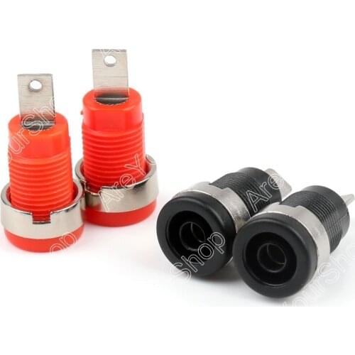 Areyourshop Sale 10 Pcs Binding Post Banana Jack For 4mm Safety Protection Plug Adapter