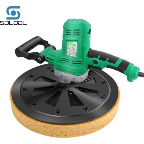 220V Cement Mortar Trowel Putty Polishing Machine Electric Hand Held Wall Smoothing Epoxy Cement Polisher