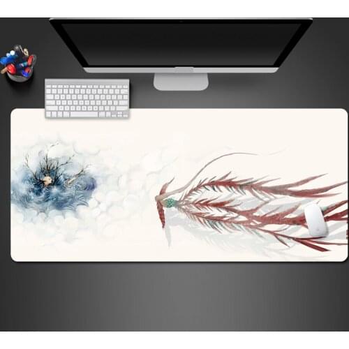 Chinese Design Style Advanced Mouse Pad Large Competition Customized Non-Slip Fashion Modern Rubber Pad Family Table Mat