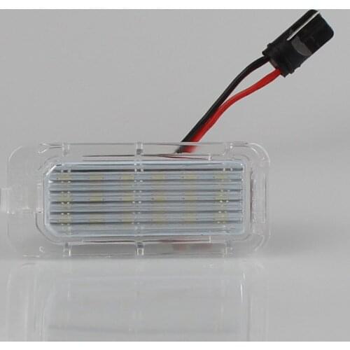 2pcs Canbus 12v LED Number License Plate Light Lamp Error Free For Ford Focus 5D For Ford Mondeo(08-) Ford Fiseta(09-) Car Light