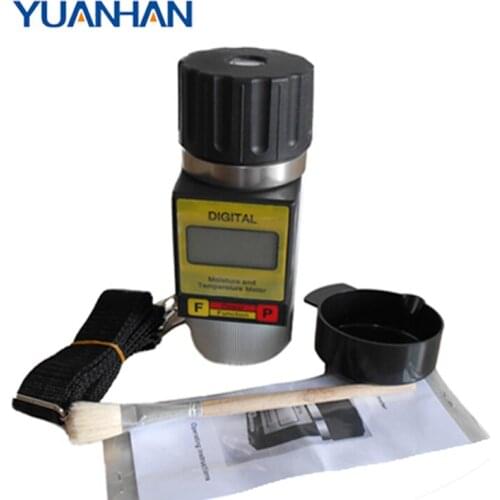 Checks 24 Species Grain Seed Rice Coffee Wheat Tester 50% LED Indicator Digital Moisture Meter