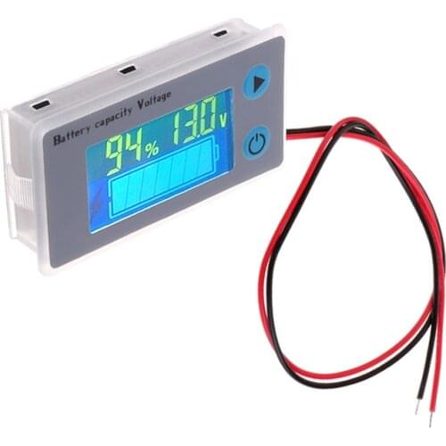 10-100V Universal Battery Capacity Voltmeter Tester LCD Car Lead-acid Indicator Digital Voltmeter Voltage Tester Monitor