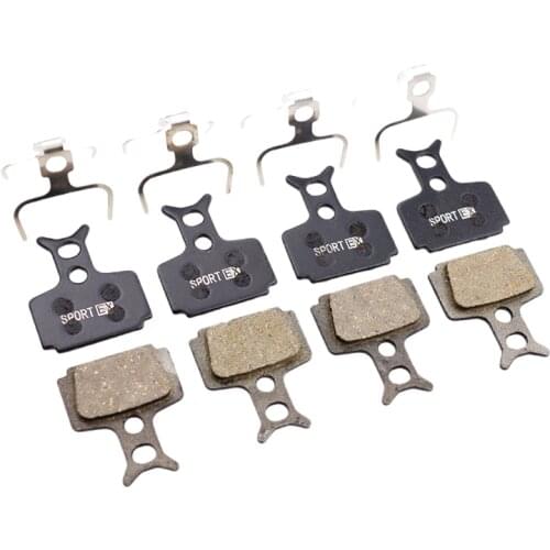 MTB Bicycle Disc Brake Pads For Formula R1R, R1, RO, RX, T1, Mega Disc Brake, 4 Pairs, Black RESIN