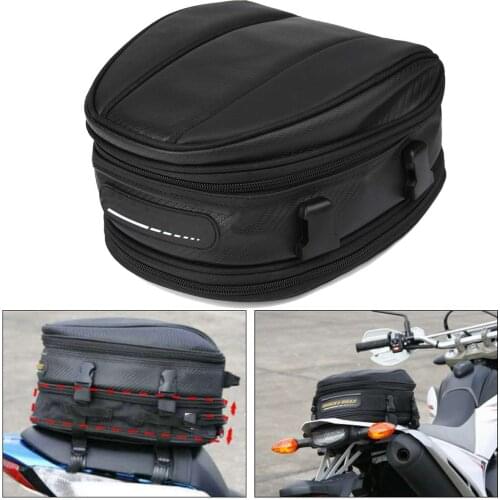 Waterproof Motorcycle Rear Seat Tail Bags Large Seat Package Back Saddle Bag Rain Cover Motorcycle Accessories