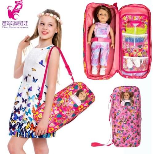 Dolls Go Out Carring Protection Bag for Baby Doll 18 Inch Doll Outgoing Packets Collection Bag