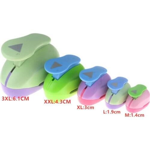 1.4cm-6.1cm Triangle shape craft punch Hole Paper Cutter Scrapbooking school Paper Puncher hole punch free shipping Embosser