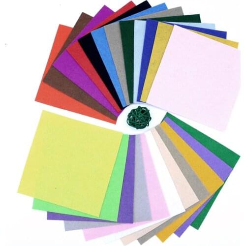 1 Pc 40*50 cm Felt Fabric DIY Craft for Kids Handmade Felt Leaves Flowers Sewing Felt Wool Doll Decor Christmas Scrapbook Felt