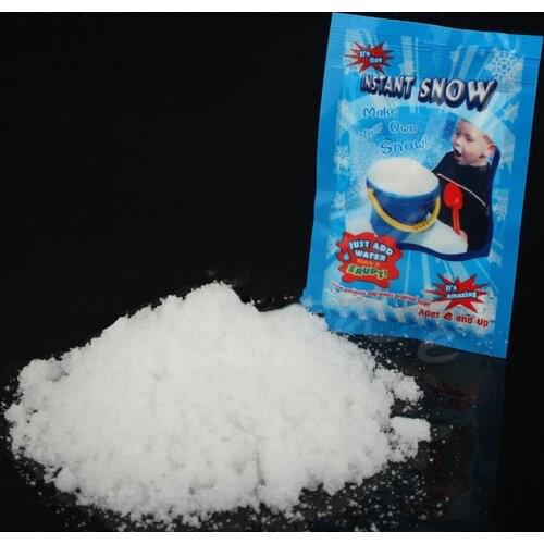 100 bags/pack Christmas Decoration DIY Gift Creative Artificial Winter Instant Snow Powder snow Free Shipping