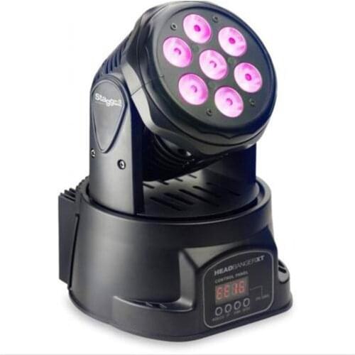 2pcs 7x12W RGBW 4in1 LED Moving Head Light/LED Beam Wash Effect Stage Lighting/DMX512 Spot Light For DJ Disco Club Party Wedding