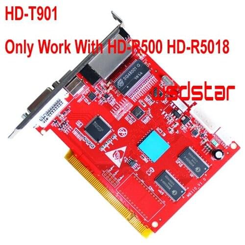 HD-T901 Full Color LED Synchronous Sending Card Only work with HD-R500 HD-R501 HD-R501S HD-R5018 LED receiving card Hot Sales