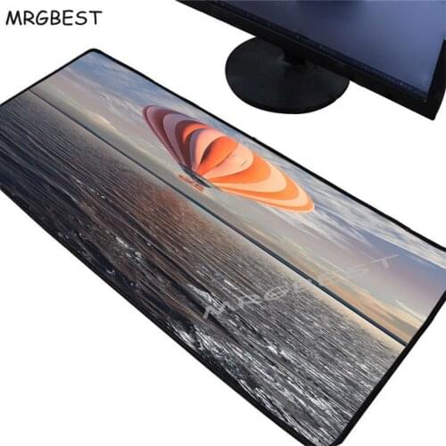 MRGBEST Gaming Computer Mouse Pad Orange Balloon Large Lockedge Mousepad Gamer XXL Carpet Mousemat PC Desktop Game Mat Lol
