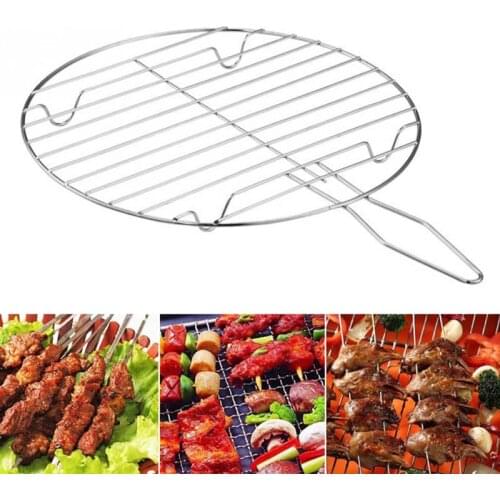 Non-Stick Triple Fish Grilling Basket Metal Handle Bbq Bbq Fish Rack Fish Grill Grilling Barbecue Outdoor Tool Accessories