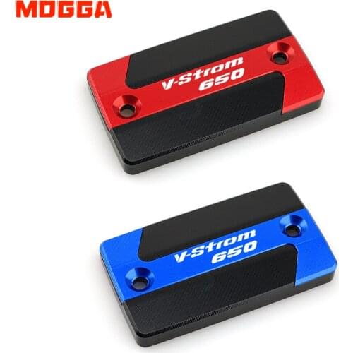 For SUZUKI VStrom V-Strom 650 650XT DL650 2004-2021 Motorcycle Front Brake Fluid Reservoir Oil Tank Cover Cap Accessories