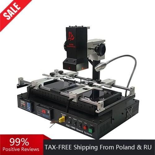 LY IR8500 V2 BGA Rework Station with PCB brackets solder balls stencils welding flux upgrade from IR6000 IR6500 mobile repair