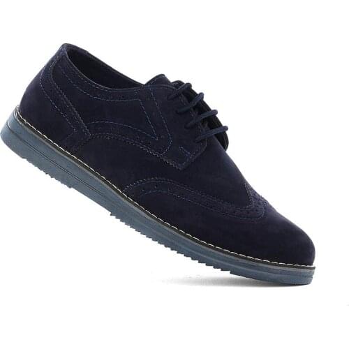 MODAHAVUZU Men's Suede Shoes