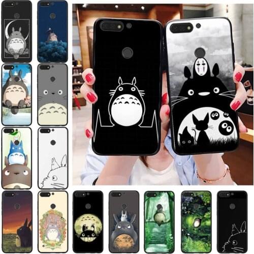 Cartoon Hayao Miyazaki Totoro Phone Case For Huawei Honor 7C 7A 8X 9X 8A 10i 20lite 10 10lite 20S 20 8C 7X 8S 7S 9A 10X lite