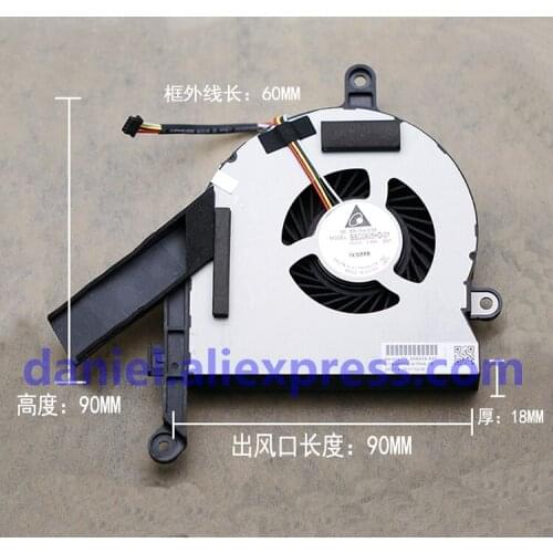 Delta BSC0905HD-01-DGY 5V 0.80A 9CM notebook with built-in cooling turbine fan