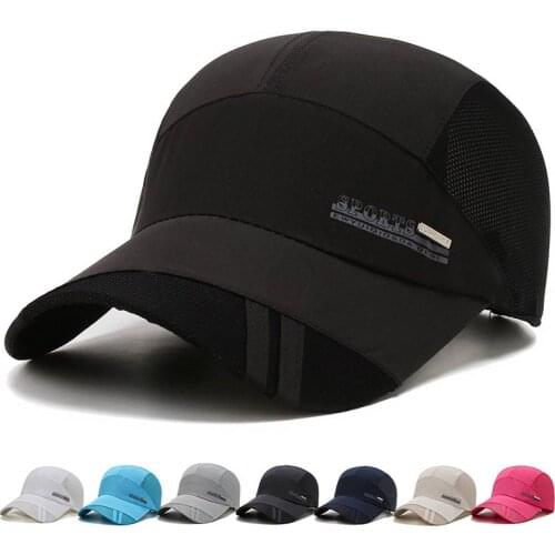 Men Spring Summer Sunscreen Breathable Baseball Cap Quick-Drying Fabric Outdoor Casual Sports Mountaineering Fishing Hat Tide A3