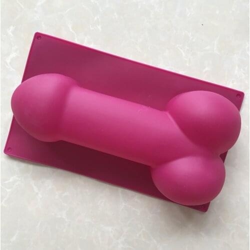 Single giant spice penis silicone aromatherapy mold cake mold XG197