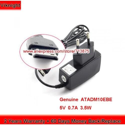 Genuine 5V 0.7A ATADM10EBE AC Adapter for SAMSUNG MOBILE PHONE E500 D900I E1120 M3510 E540 M8800 PIXON F110 MICOACH S3030