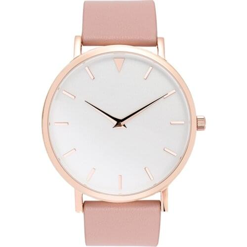 Polisehd Rose Gold Watches, Pink Leather Watch for Drop Shipping Free Shipping. Free Private Lable