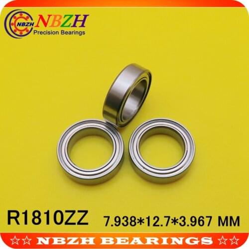 R1810ZZ R1810-2Z R1810Z R1810-2RS ZZ RS Deep Groove Ball Bearings 7.938 x 12.7 x 3.967mm 5/16" x 1/2" x 5/32"
