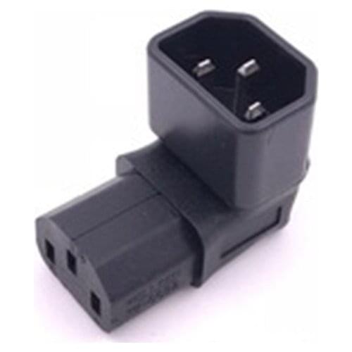 IEC Connectors IEC 320 C14 to C13 Up angle Power adapter Conversion plug IEC320 C13 to C14 AC Plug Converter 3Pin Female to Male